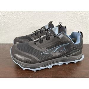 Altra Lone Peak 6 ALOA4VR9040 Black Blue Running Shoes Sneaker Women's 6.5 US